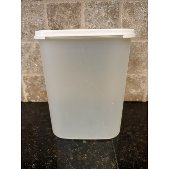 Tupperware Other - Tupperware Modular Mates 4 Square 23 Cup Container 1622 &‎ white lid 1623